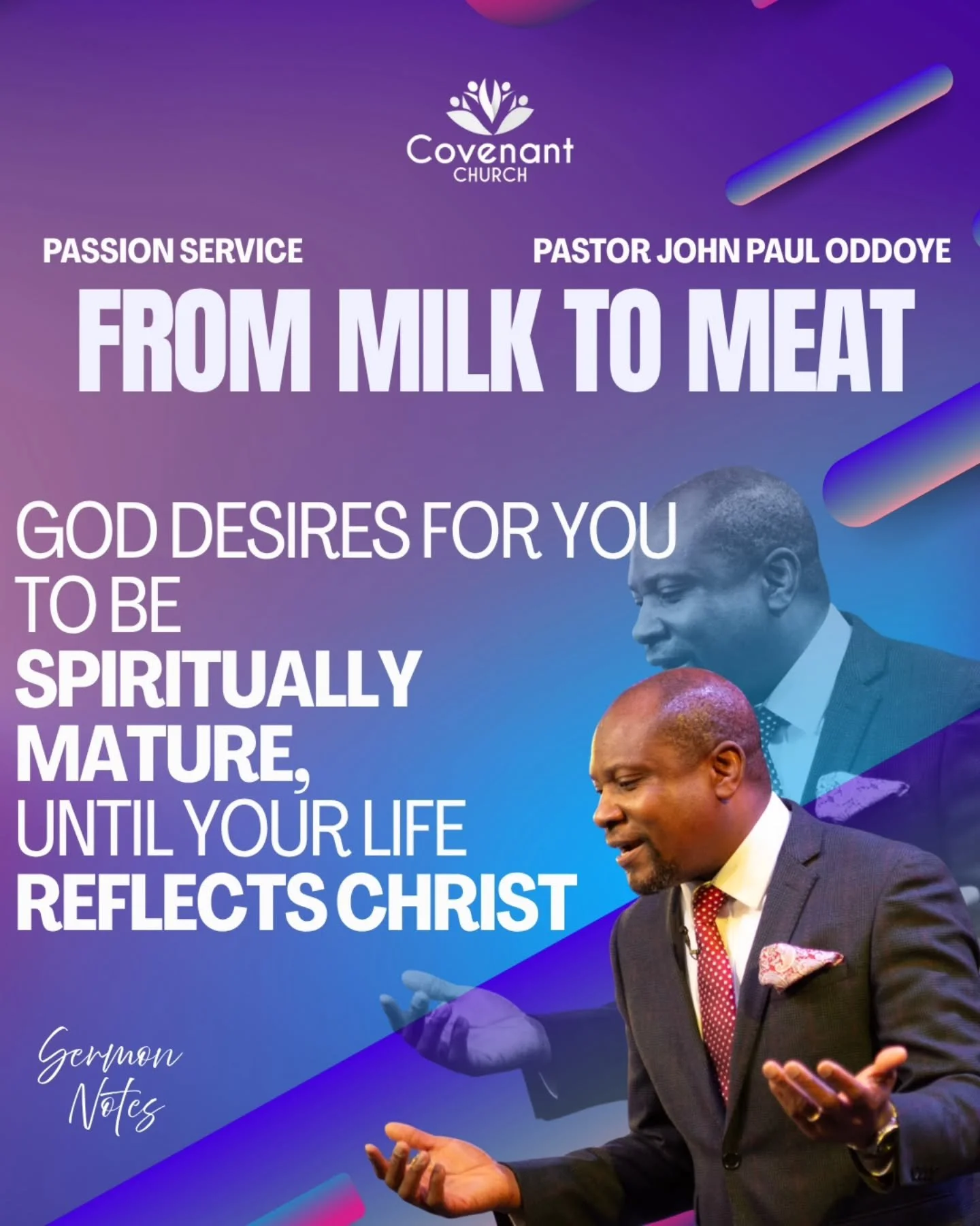 In Passion Service today, Pastor John Paul taught us about the importance of spiritual maturity and growth through the pure milk of the word. 

#sermonnotes #sundayservice #spiritualgrowth #thewordofthelord
