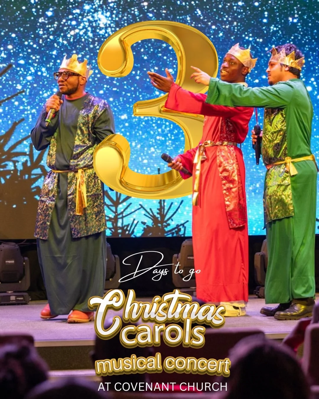 The countdown is on! 3 days until our Christmas Carols Musical Concert! 🔔 

#musical #countdowntochristmas #churchfamily #joy #peace #hope #christmascarols #covenantchurchuk #southampton