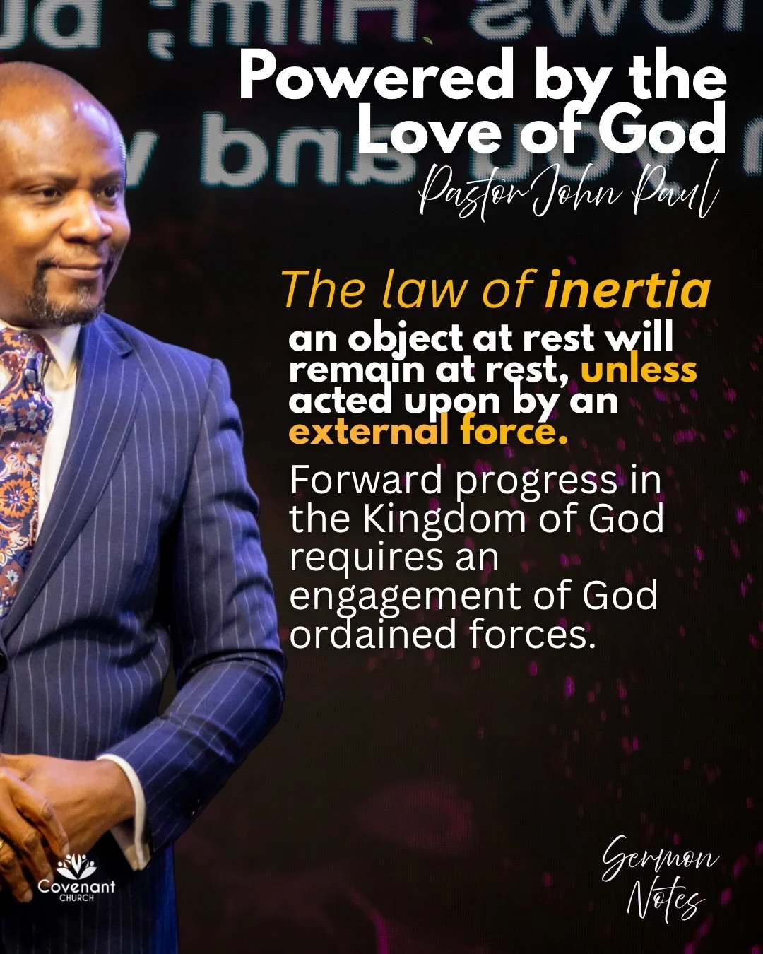 Pastor John Paul preached an insightful and powerful message on &lsquo;Powered by the Love of God&rsquo;. Watch Now on YouTube.
#thepoweroflove #loveisthegreatest #youtube #sundaysermon