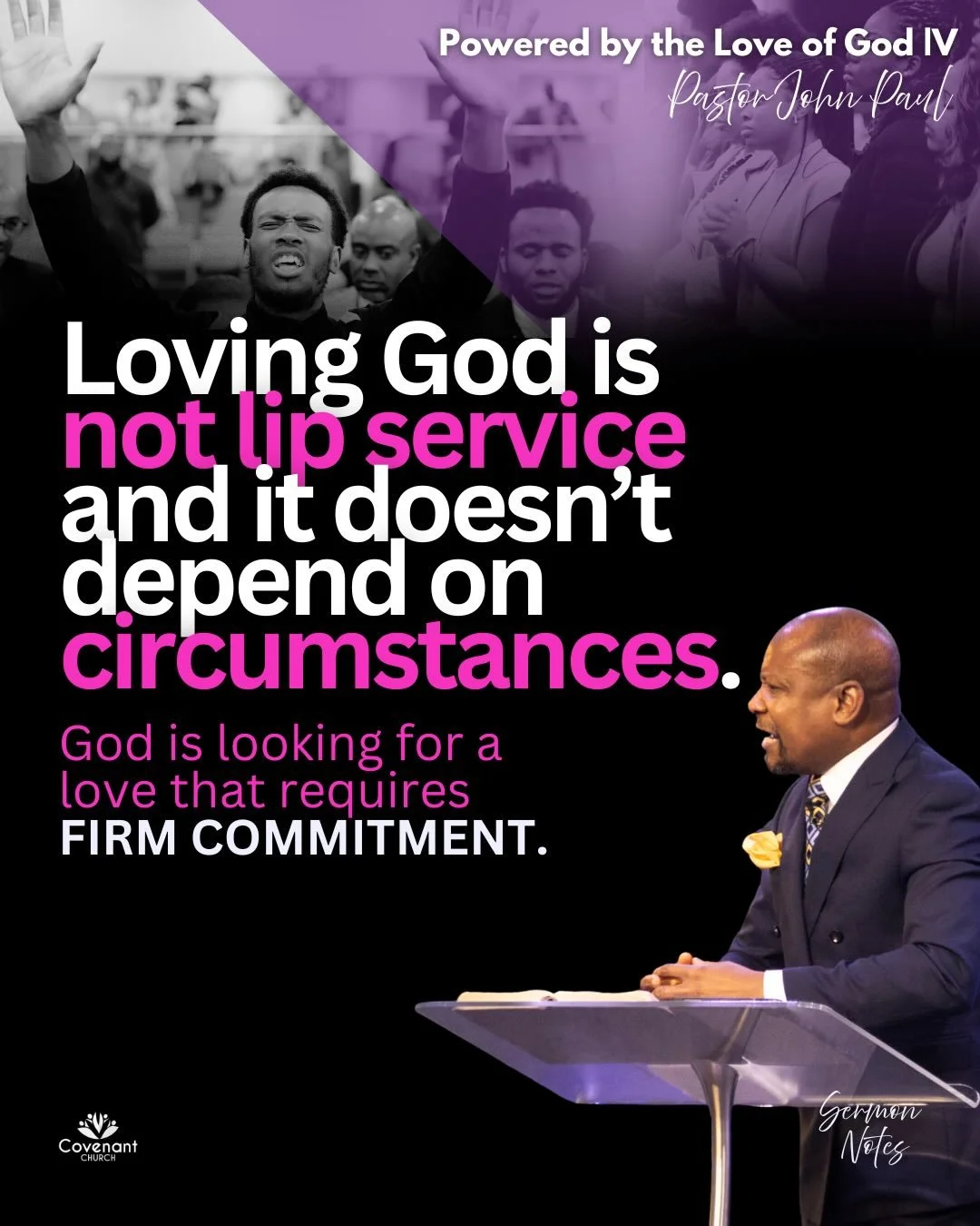 Pastor concluded His series on &lsquo;Powered by the Love of God&rsquo;. What a blessing! Catch up on the sermon series on our YouTube channel @covenantchurchuk 

#loveisthegreatest #lovegod #covenantchurchuk #southamptonuk #sundayservice