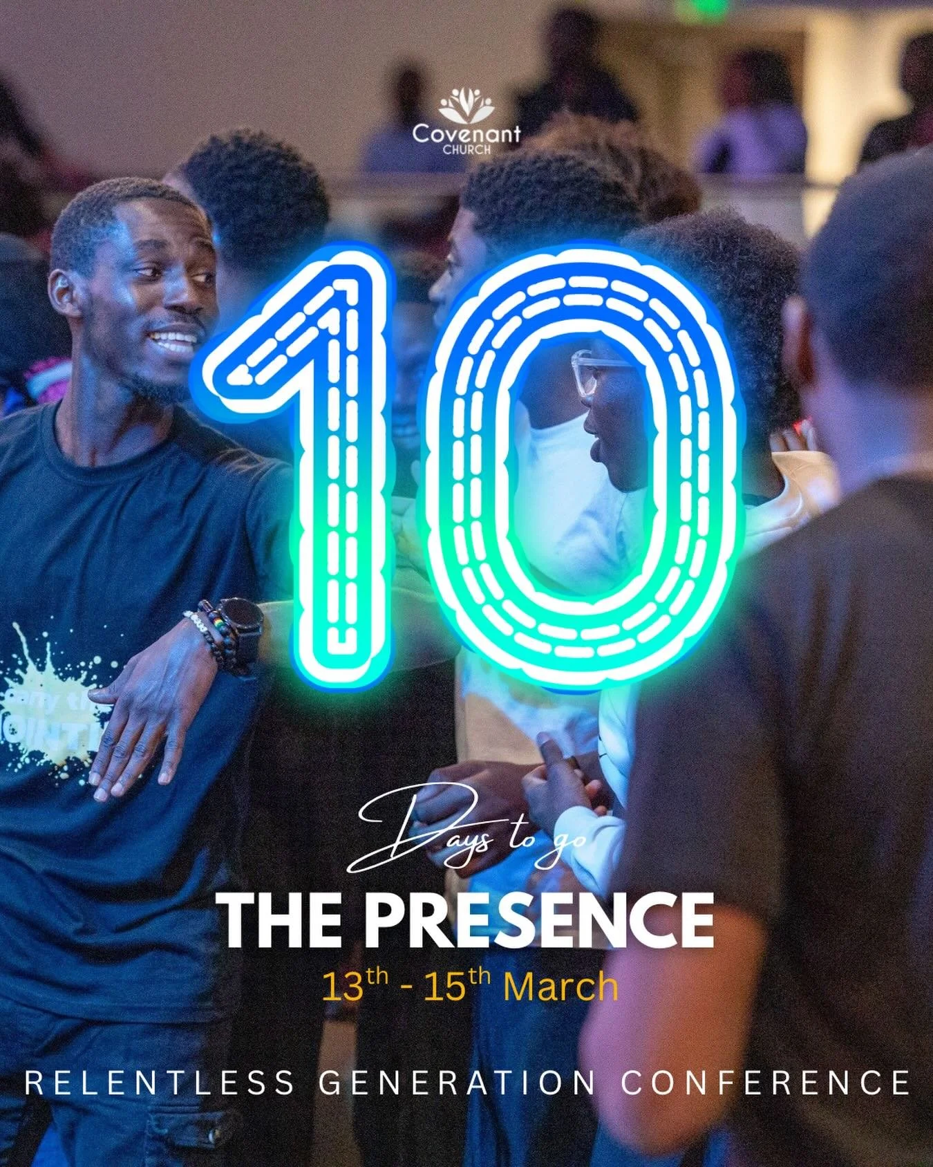10 days till the RG Conference: The Presence! 🔥 

&ldquo;Let us come before His presence with thanksgiving&rdquo; Psalm 95:2&rdquo;

#youth #conference #thepresence #covenantchurchuk #southamptonuk