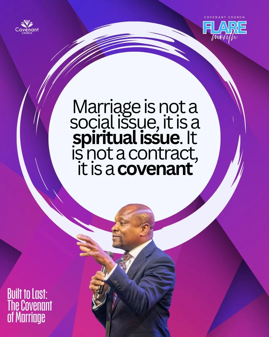 Marriage is a spiritual covenant based on commitment. Let&rsquo;s make sure we get it right! 🙏 

#marriage #covenant #sermon #covenantchurchuk #southamptonuk