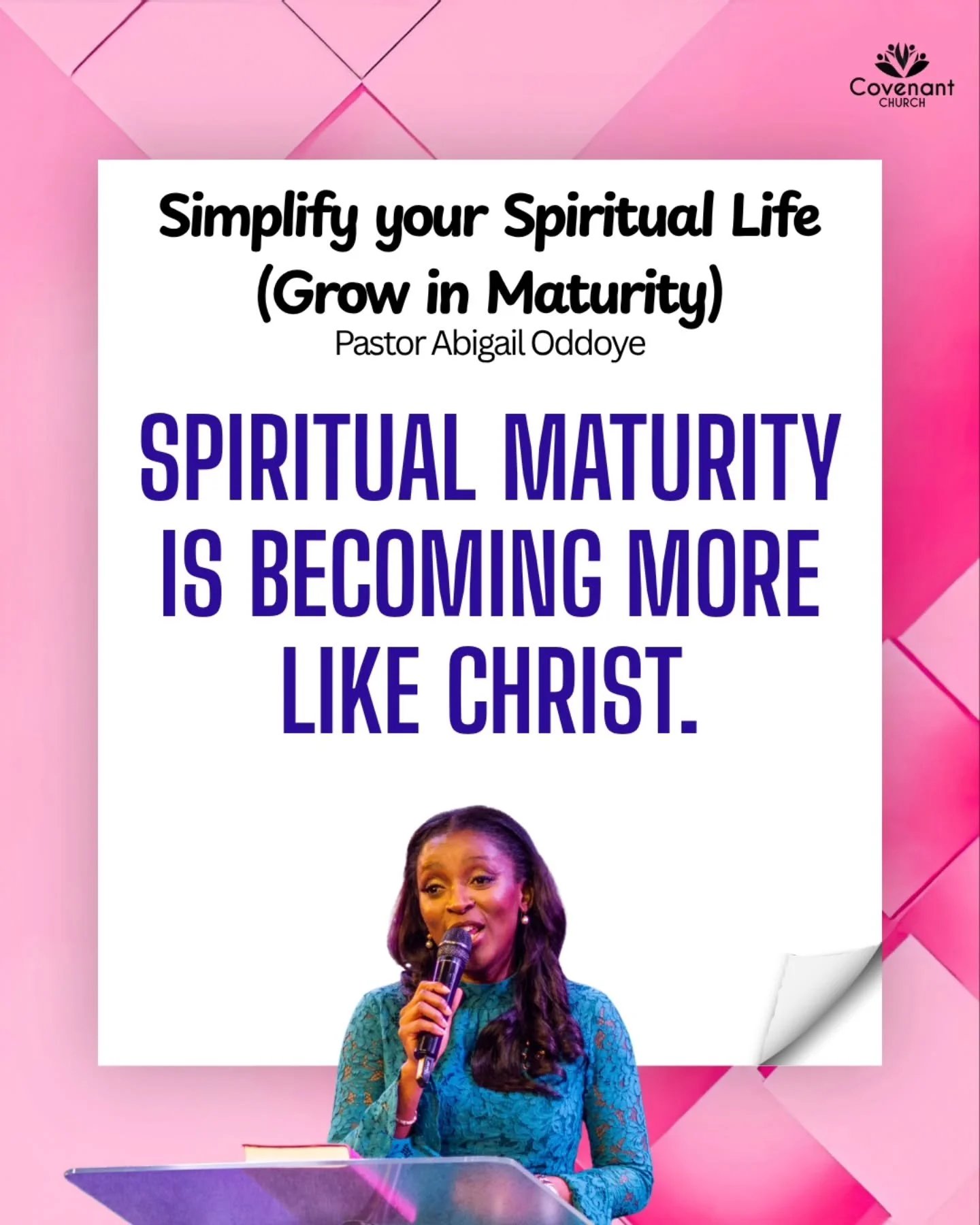 Be content where God has planted you! This Sunday's Passion Service from Pastor Abigail was so packed🔥🔥 Watch now on YouTube 

#spiritualgrowth #spiritualmaturity #sermonnotes #contentment #covenantchurch