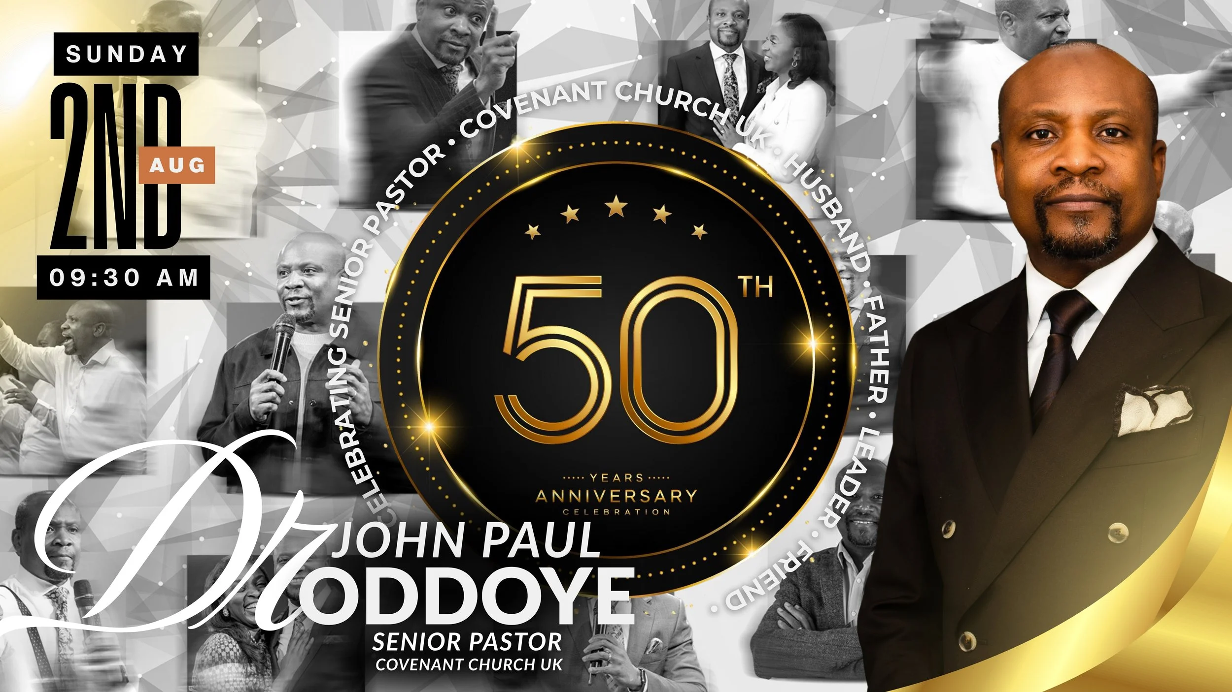 Dr John Paul Oddoye’s 50th Birthday Thanksgiving Service