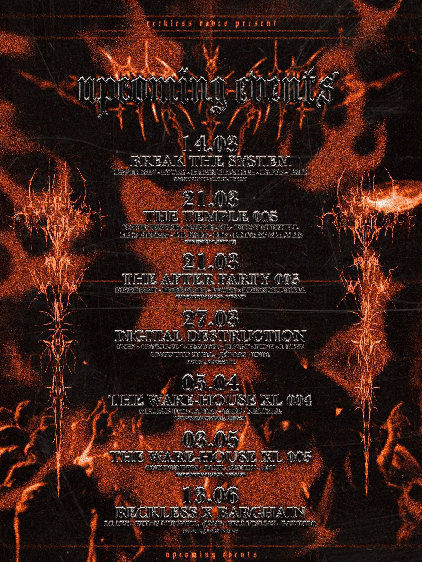 𝗔𝗟𝗟 𝗨𝗣𝗖𝗢𝗠𝗜𝗡𝗚 𝗗𝗔𝗧𝗘𝗦 - 𝗪𝗛𝗘𝗥𝗘 𝗪𝗜𝗟𝗟 𝗬𝗢𝗨 𝗚𝗘𝗧 𝗥𝗘𝗖𝗞𝗟𝗘𝗦𝗦 𝗪𝗜𝗧𝗛 𝗨𝗦?

𝗙𝗢𝗥 𝗬𝗢𝗨𝗥 𝗖𝗛𝗔𝗡𝗖𝗘 𝗧𝗢 𝗪𝗜𝗡 𝗫𝟮 𝗚𝗨𝗘𝗦𝗧𝗟𝗜𝗦𝗧 𝗙𝗢𝗥 𝗘𝗩𝗘𝗥𝗬 𝗘𝗩𝗘𝗡𝗧, 𝗧𝗔𝗚 𝟮 𝗙𝗥𝗜𝗘𝗡𝗗𝗦 𝗜𝗡 𝗧𝗛𝗘 𝗖𝗢𝗠𝗠𝗘𝗡𝗧