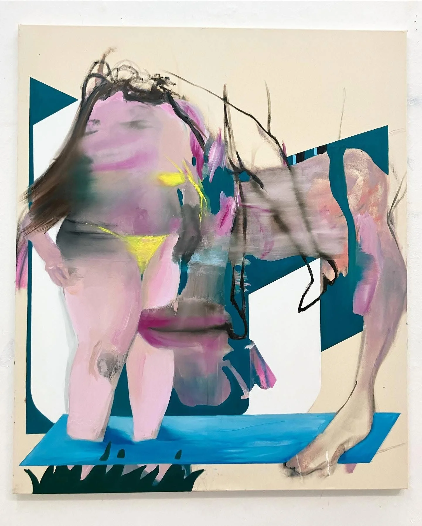 Untitled, olio su tela, 2023, 110x130