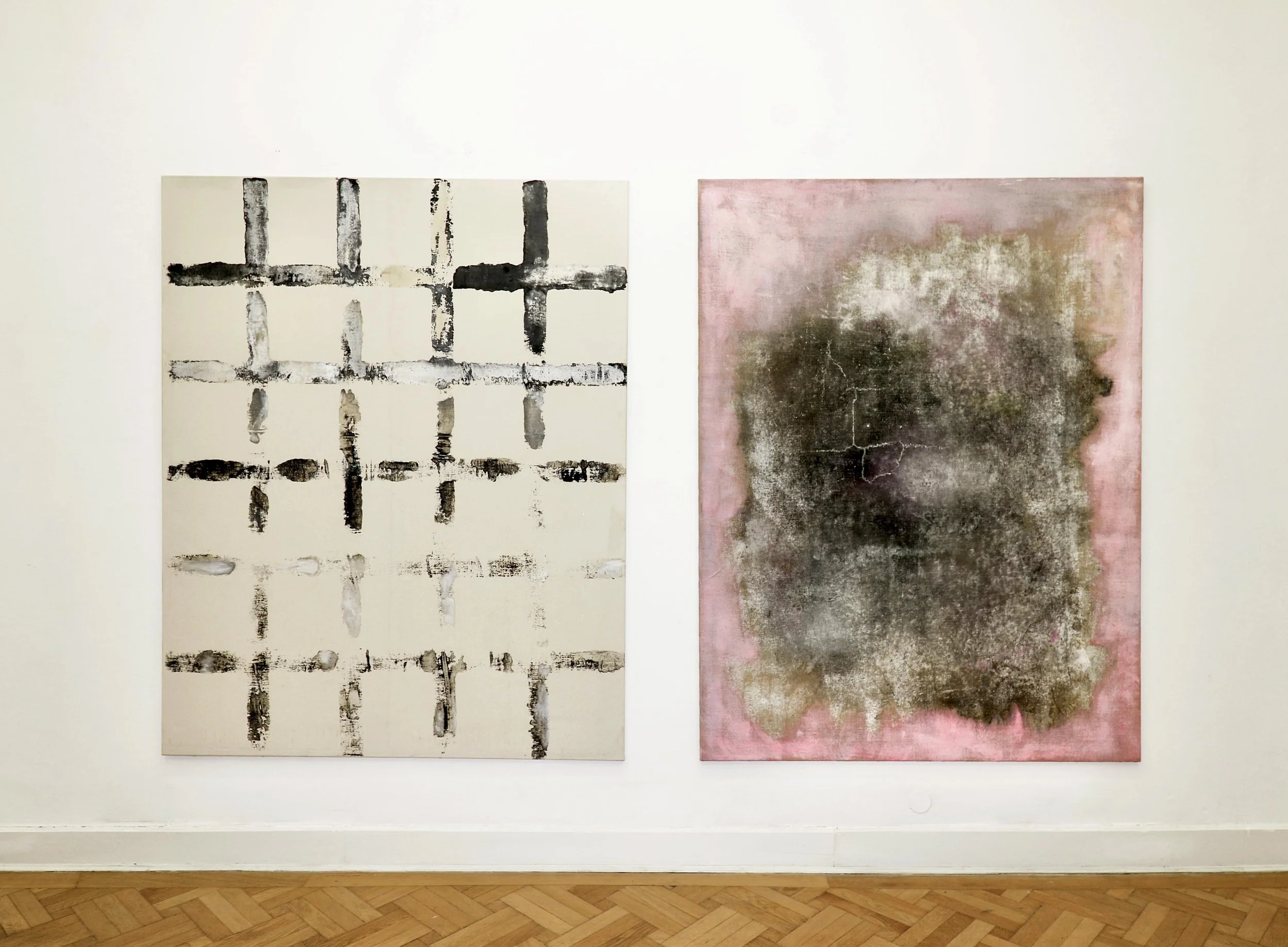 There's a call, Nino Stelzl's works, Installation view