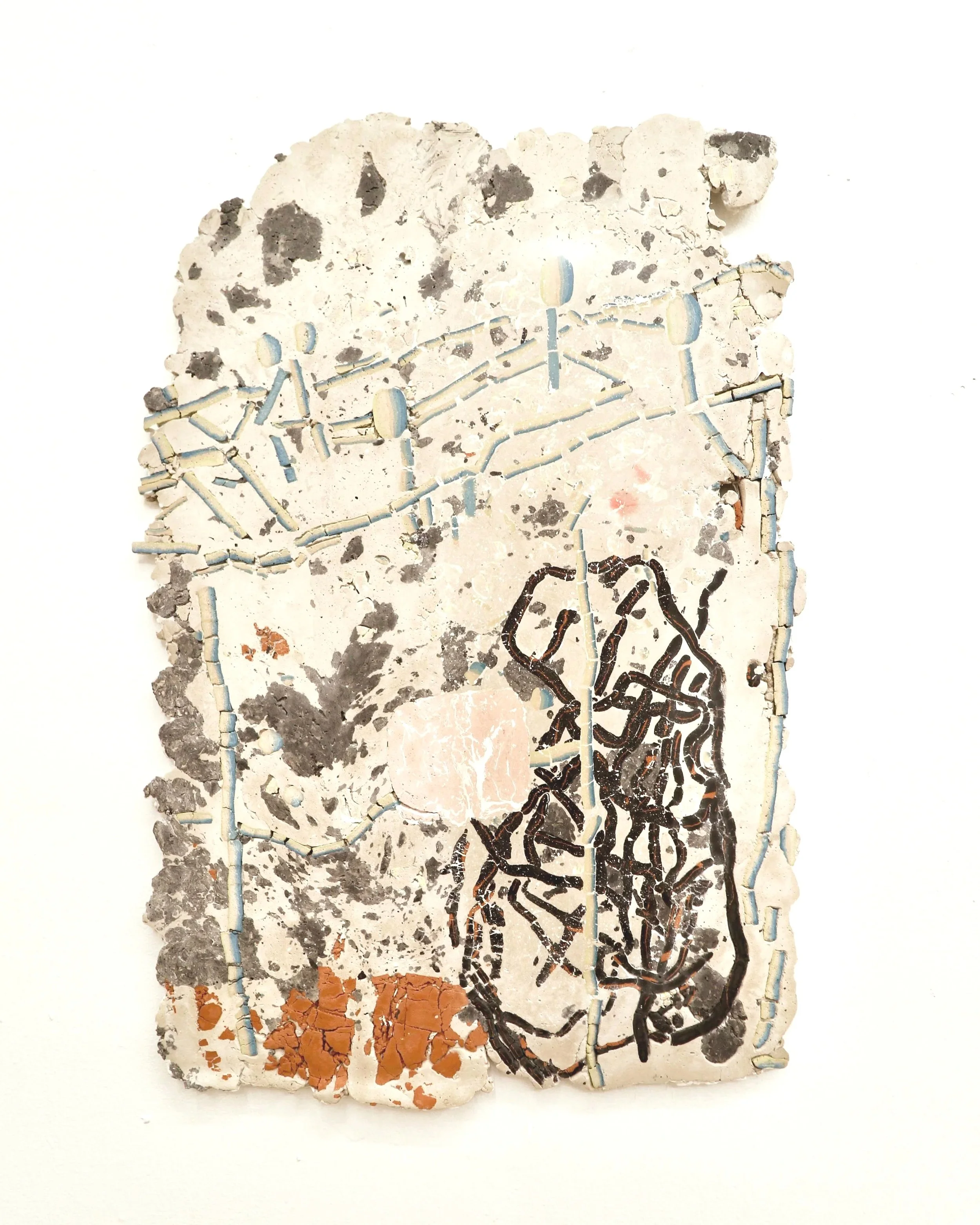 There's a call, Heti Prack's work, installation view