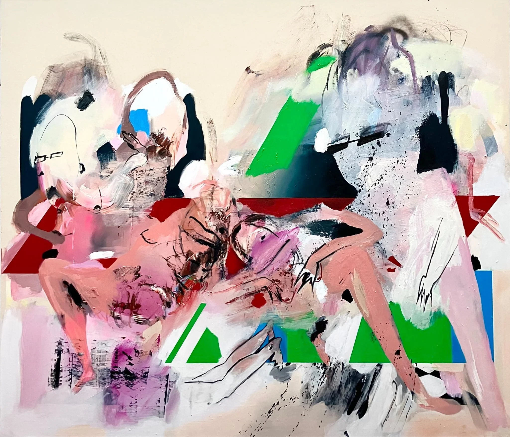 Untitled, olio su tela, 2025, 190x220