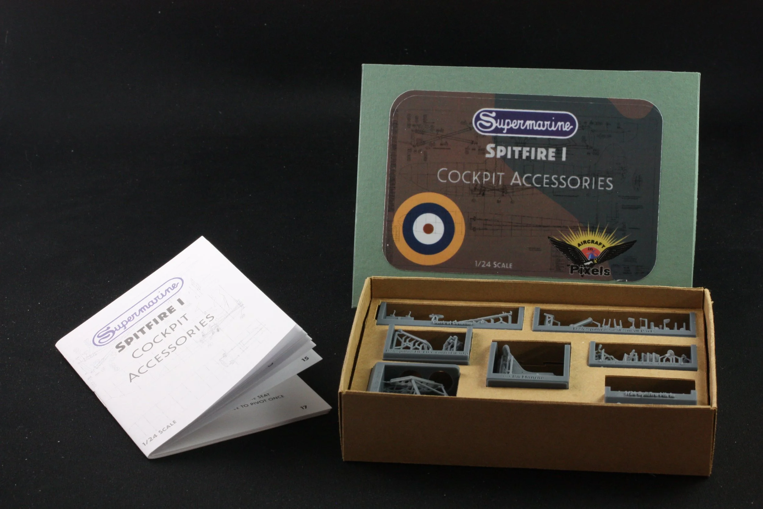 1/24 Scale Spitfire I Cockpit Accessories (Early)