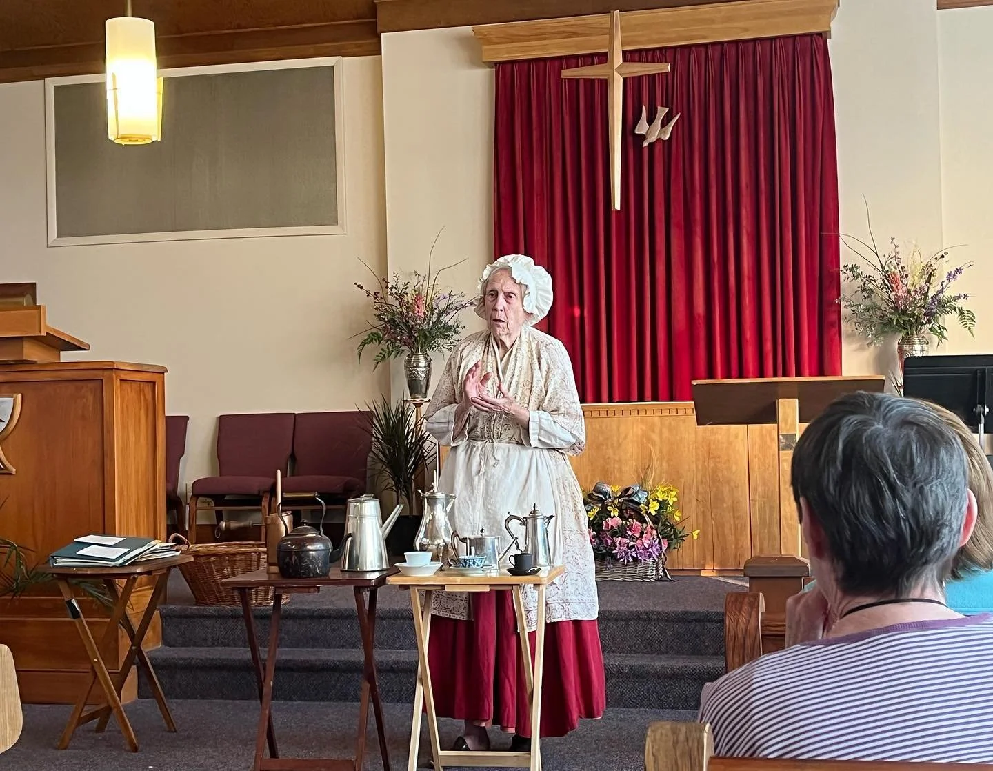 We enjoyed a great talk tonight from Clarissa Dillon, learning about how colonial Americans would have enjoyed coffee, tea, and hot chocolate! Thank you to everyone who&rsquo;s come out &mdash; we look forward to seeing you again this fall when our h