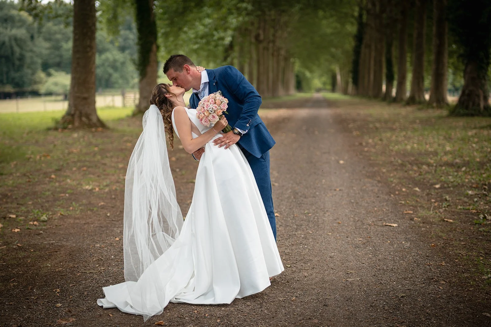 Trouw fotoshoot aan Kasteel van Heks, Heers