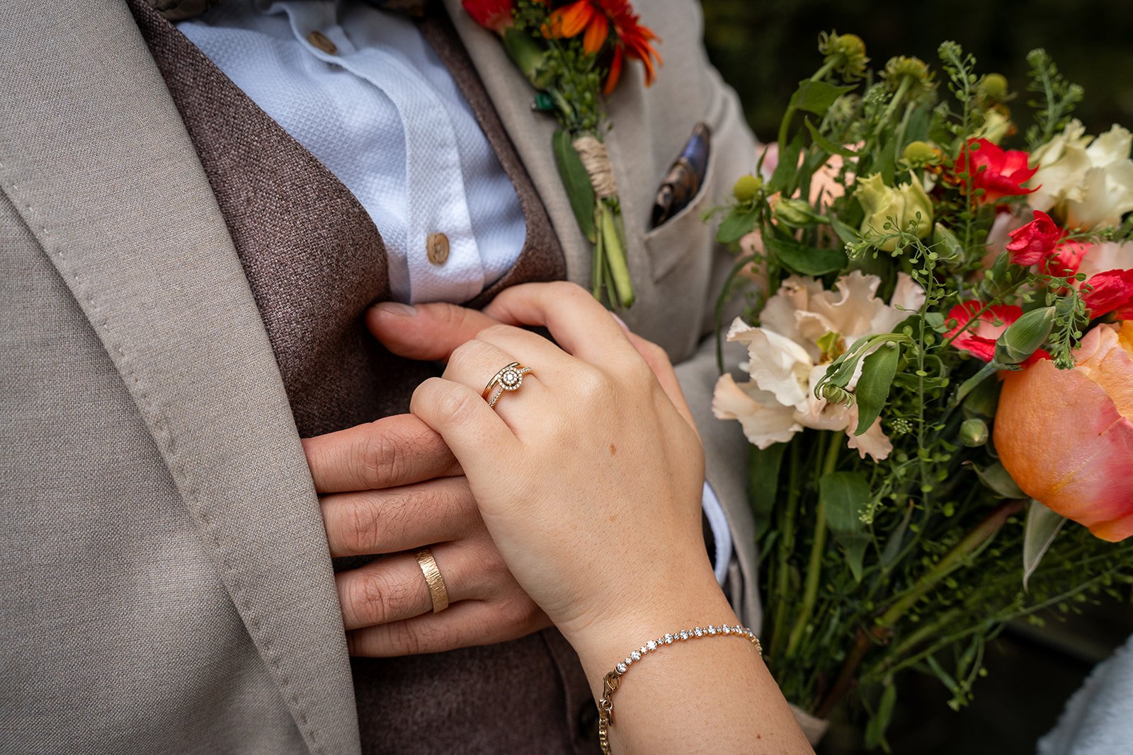 Trouwfotoshoot met oog op detail te Leuven