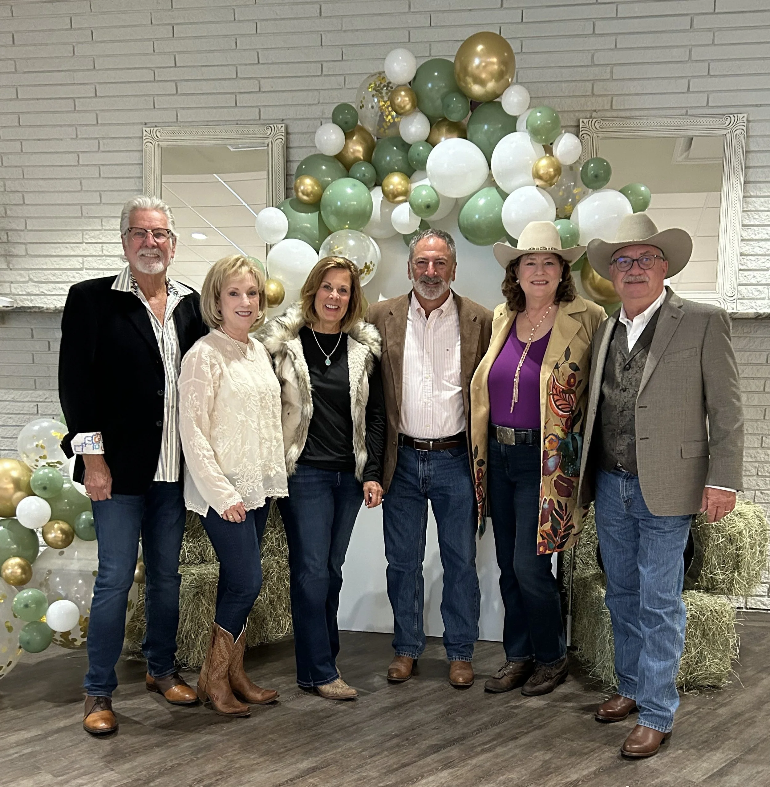 Bob Gaeke, executive director Texas Oncology San Antonio Region, Debbie Gaeke, Joni and George Bobotas, General Counsel Texas Oncology Kate Bowen, and Chris Bowen
