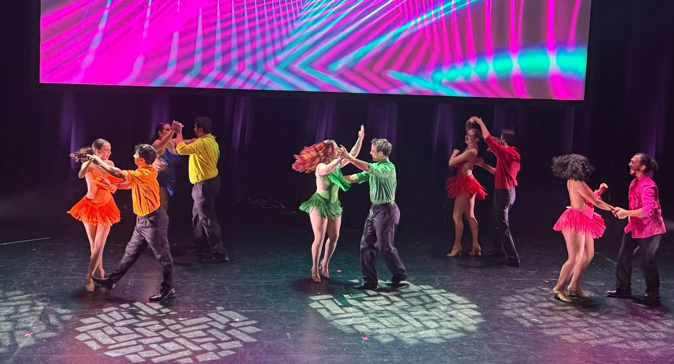 The dancers of Fiesta Noche del Rio
