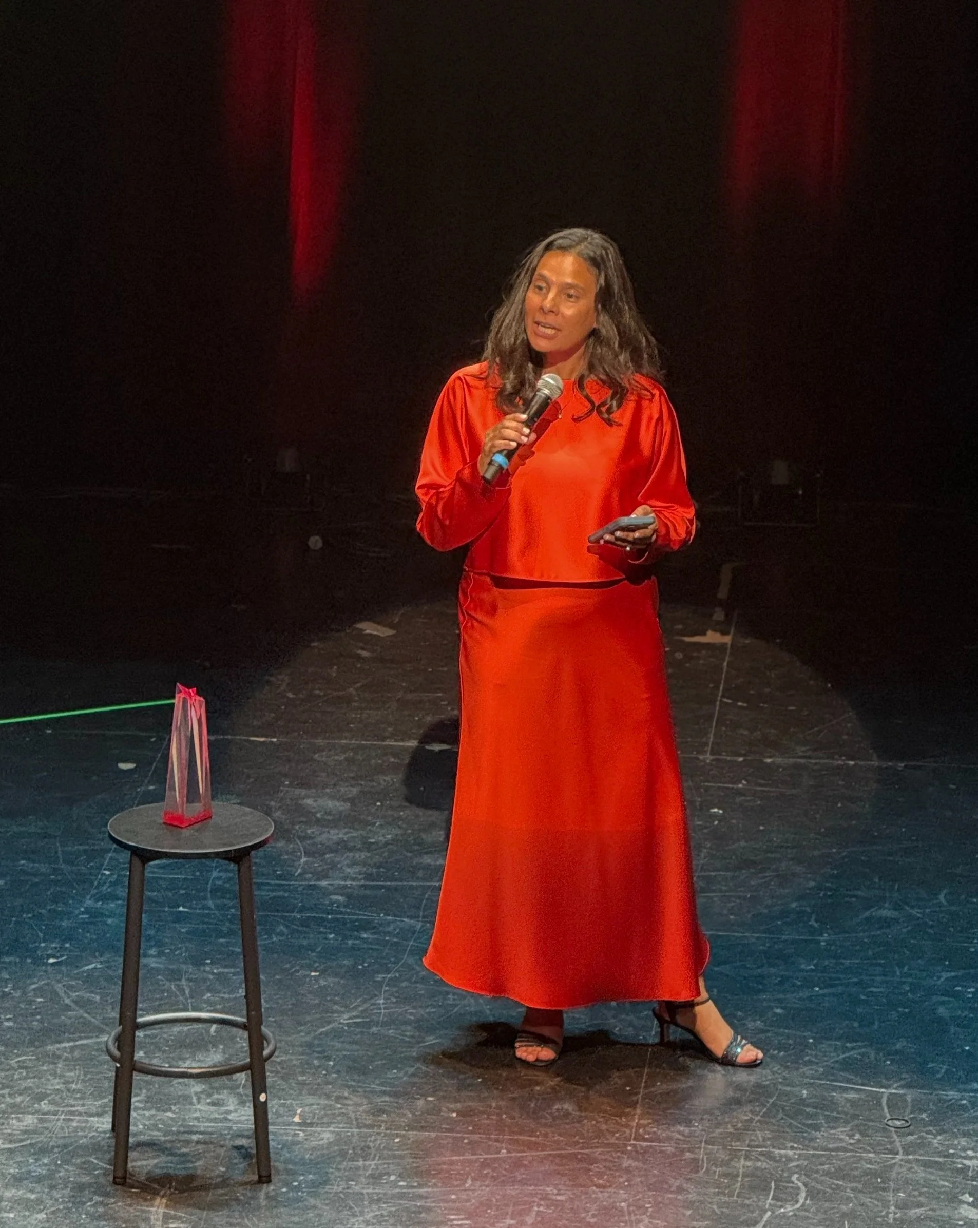 Dr. Lisa Campos, recipient of “The Susan” Award for Excellence in Sports Entertainment