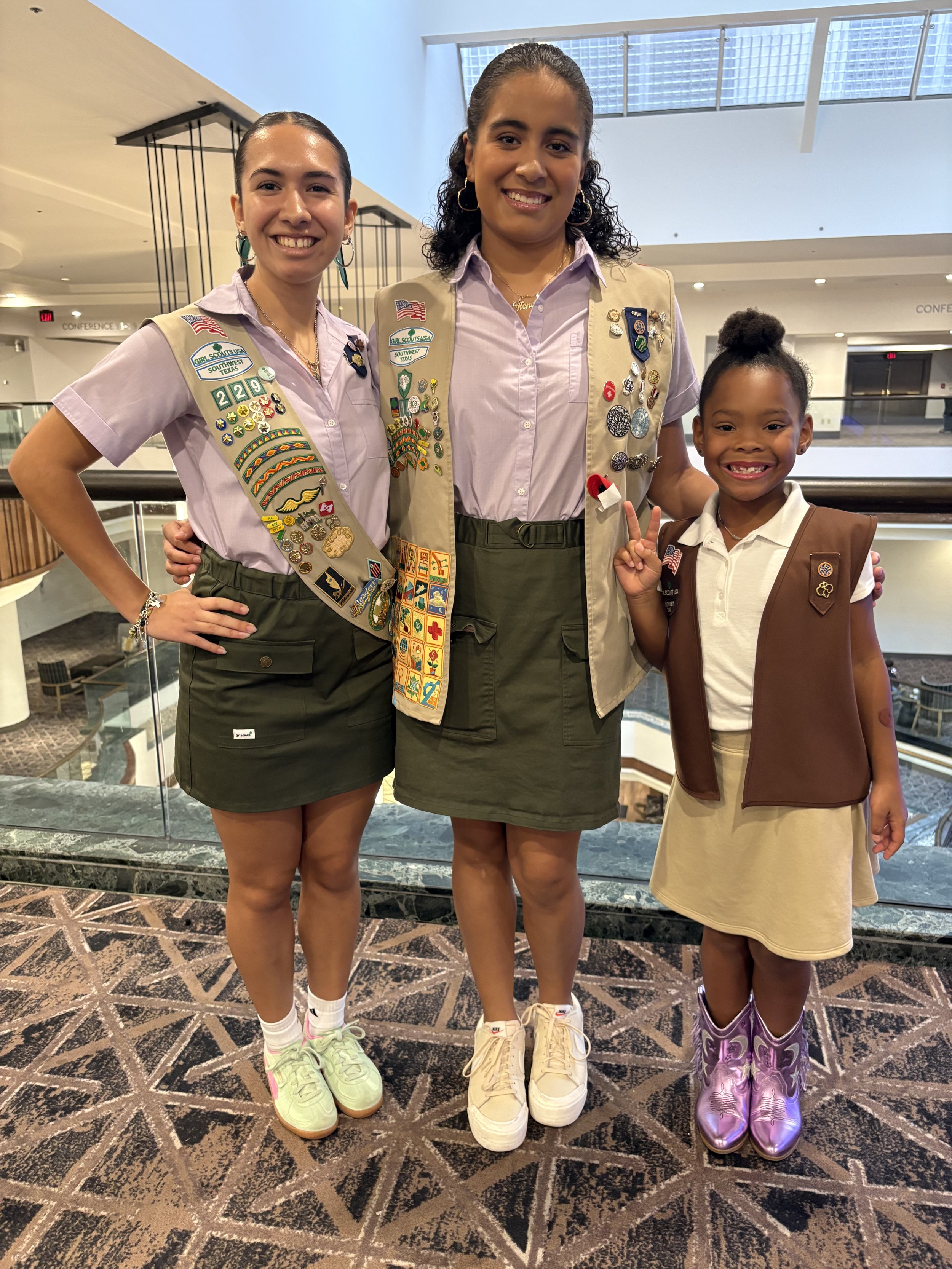 Greeting guests were Leila Ramirez, Wendy Sauceda, and Amina McNair