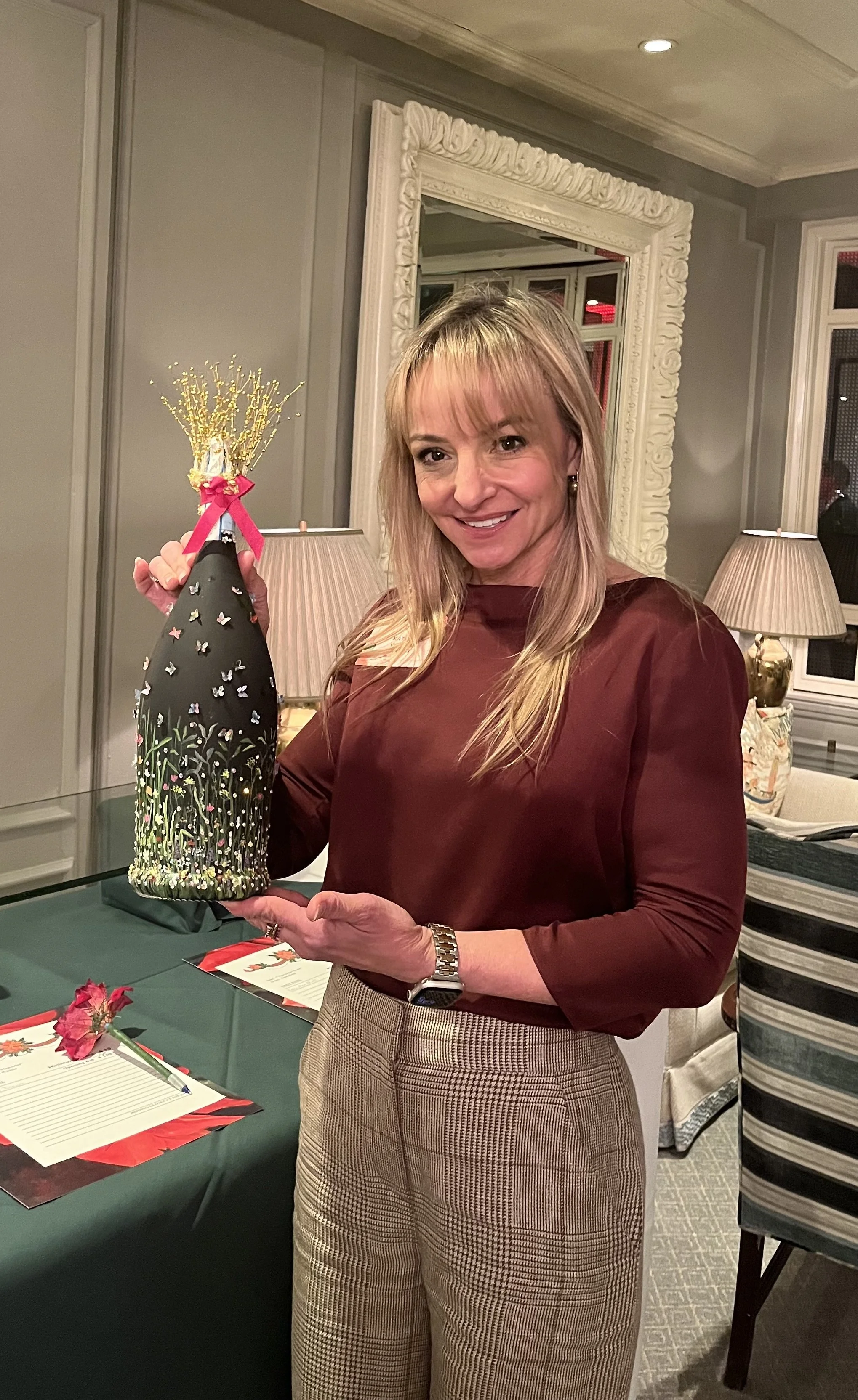 Poinsettias and Prosecco