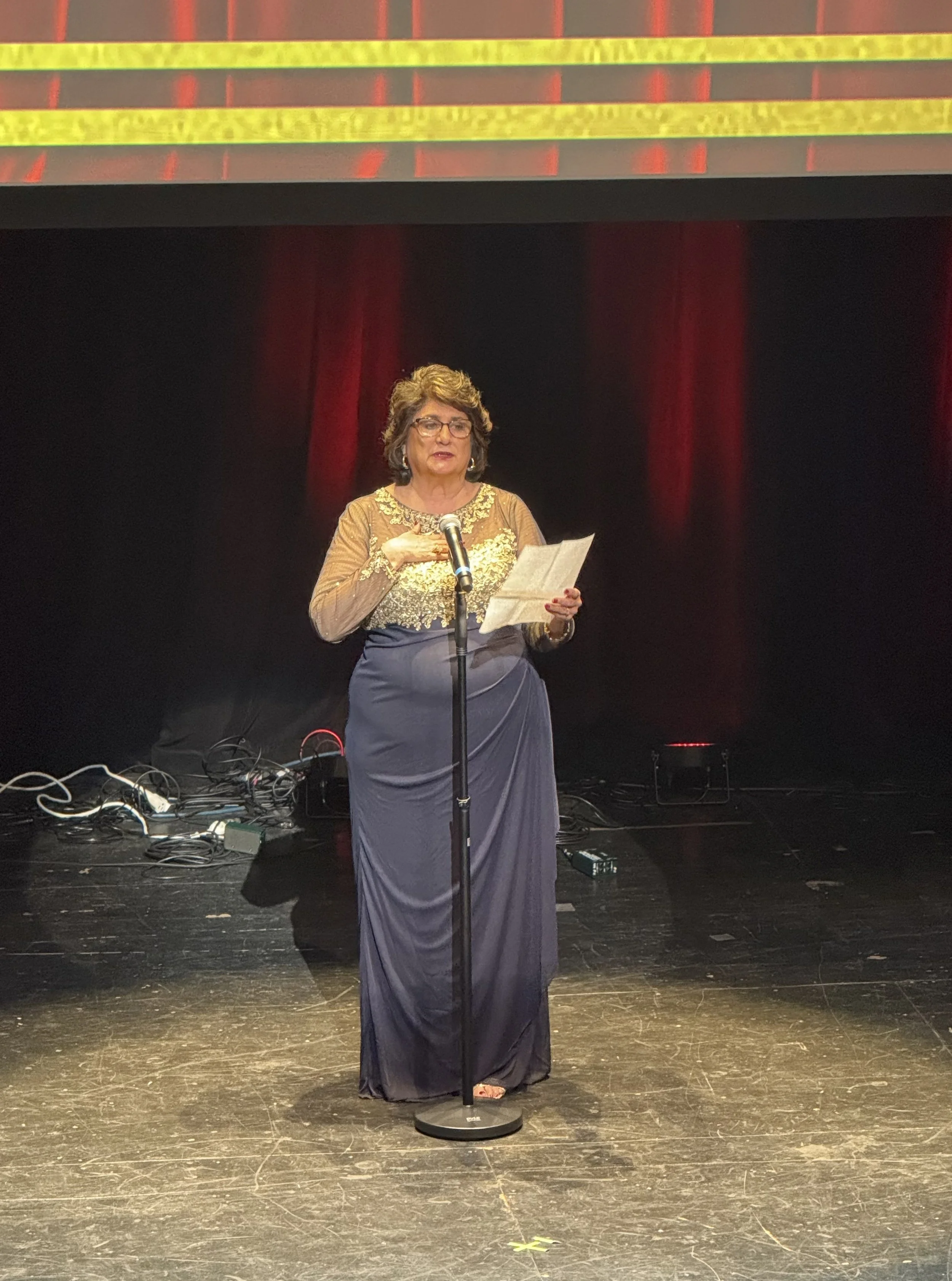 Livia Treviño, recipient of “The Irma” Award for Excellence in Audio, TV &amp; Film