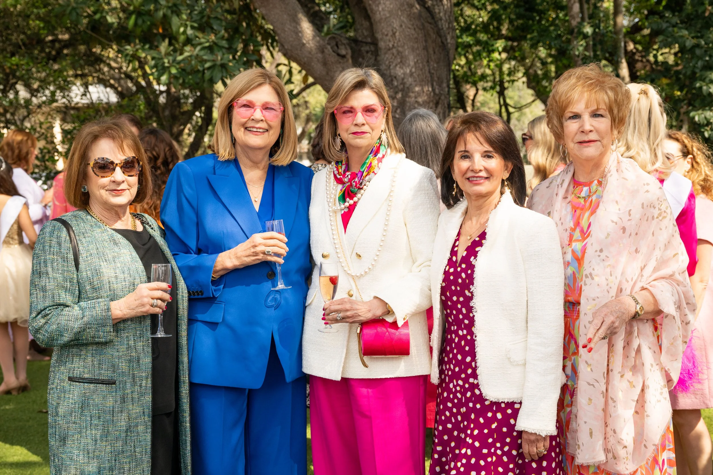 Vicki Flavin, Carol O'Brien, Caro Canales, Tenchita Flores and Rebecca Reed