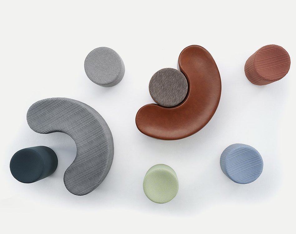 @sancal - they break the mold of monotony&hellip;.

Dividuals #poufs and so functional and help break the angles with a soft geometry.

#CommercialDesign
#ContractInteriors
#FurnitureSolutions
#WorkspaceDesign
#HospitalityDesign
#ContractProjects
#Of