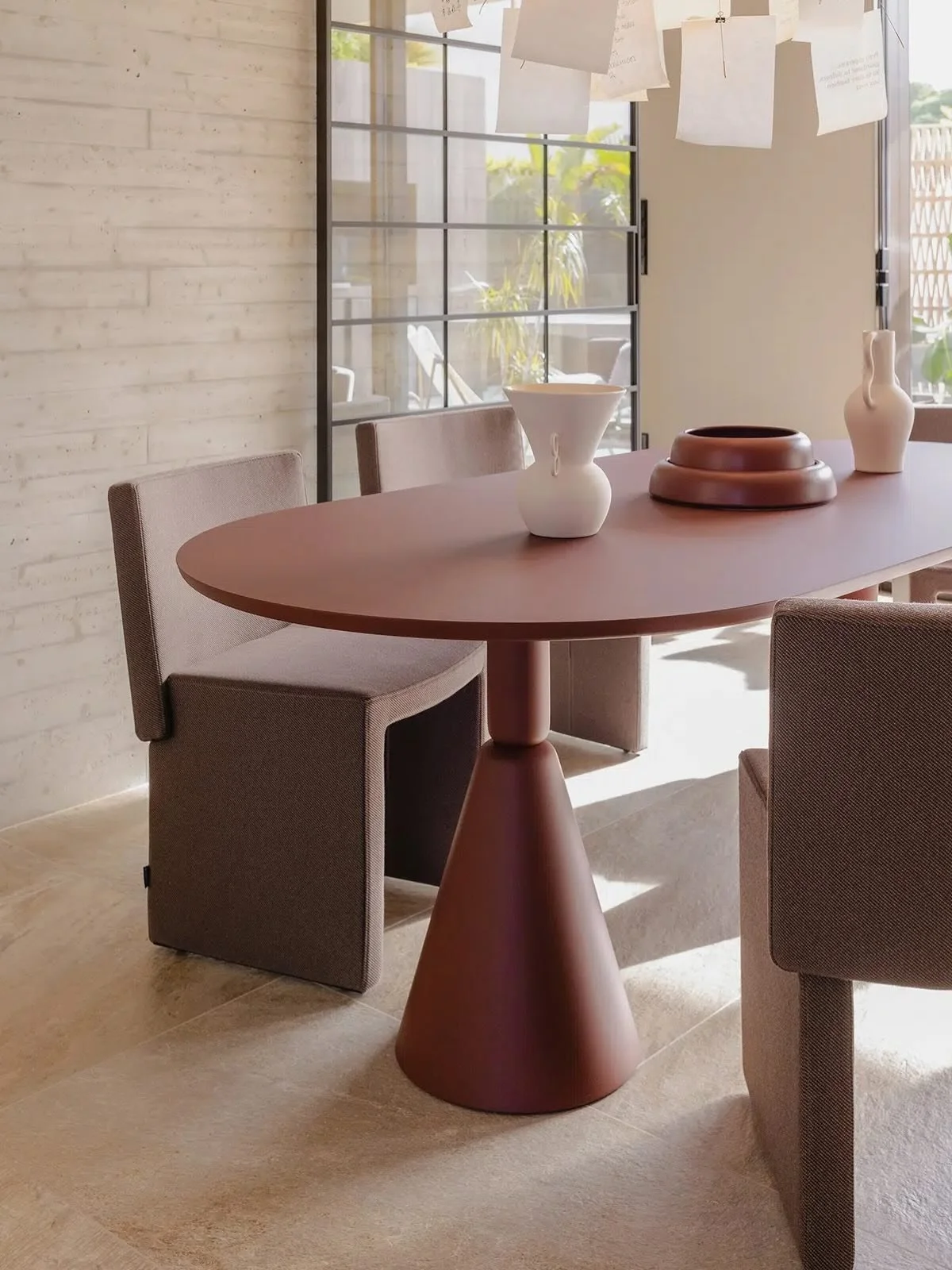 @sancal versatile enough to blend or stand out in any environment- gloss, lacquer, matte, colors and neutrals- bistro to conference- Pion breaks the mold of what a table is- great design is about exploring the what-ifs and how &lsquo;bouts without fe