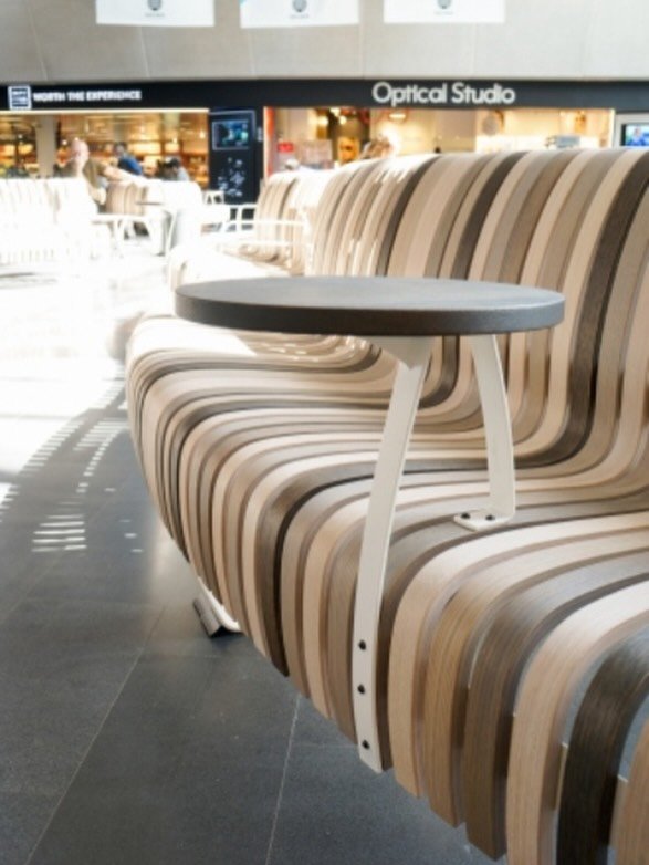 The hardest-working seat in the airport might be the most beautiful one.

Meet Circalle &mdash; the new name for Green Furniture Concept, the Swedish design company that&rsquo;s been shaping how people move, rest, and gather in shared spaces for over