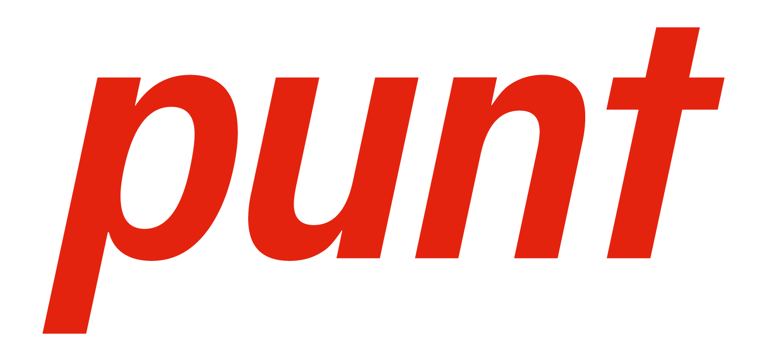 A red word 'print' written in a bold, italicized font.