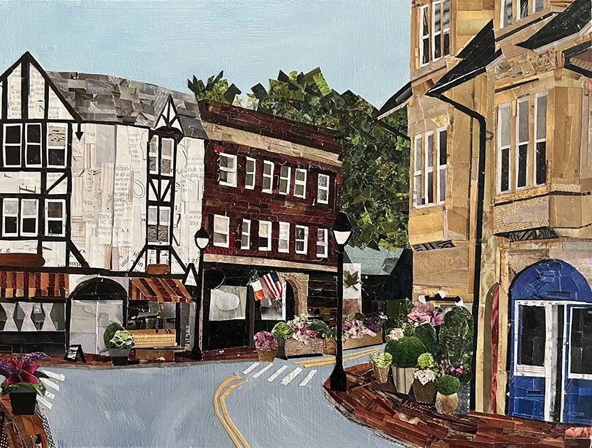 The Village - Original Collage