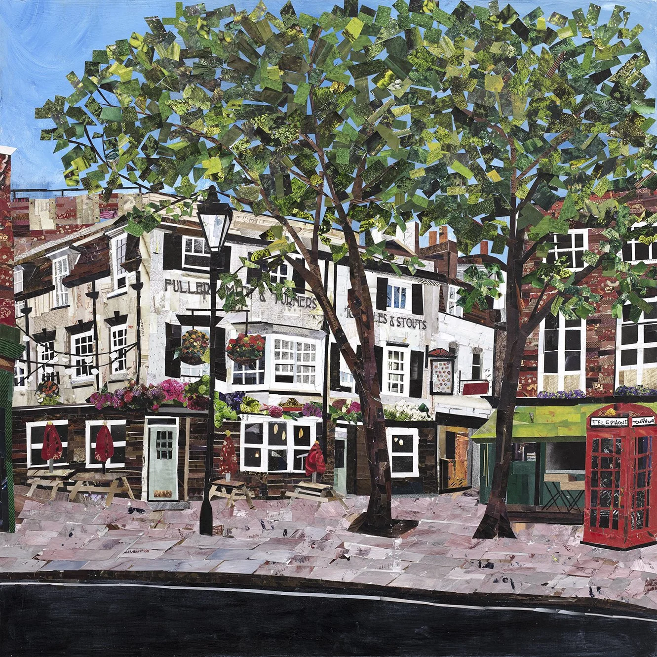 The Ted Lasso Pub - Original Collage