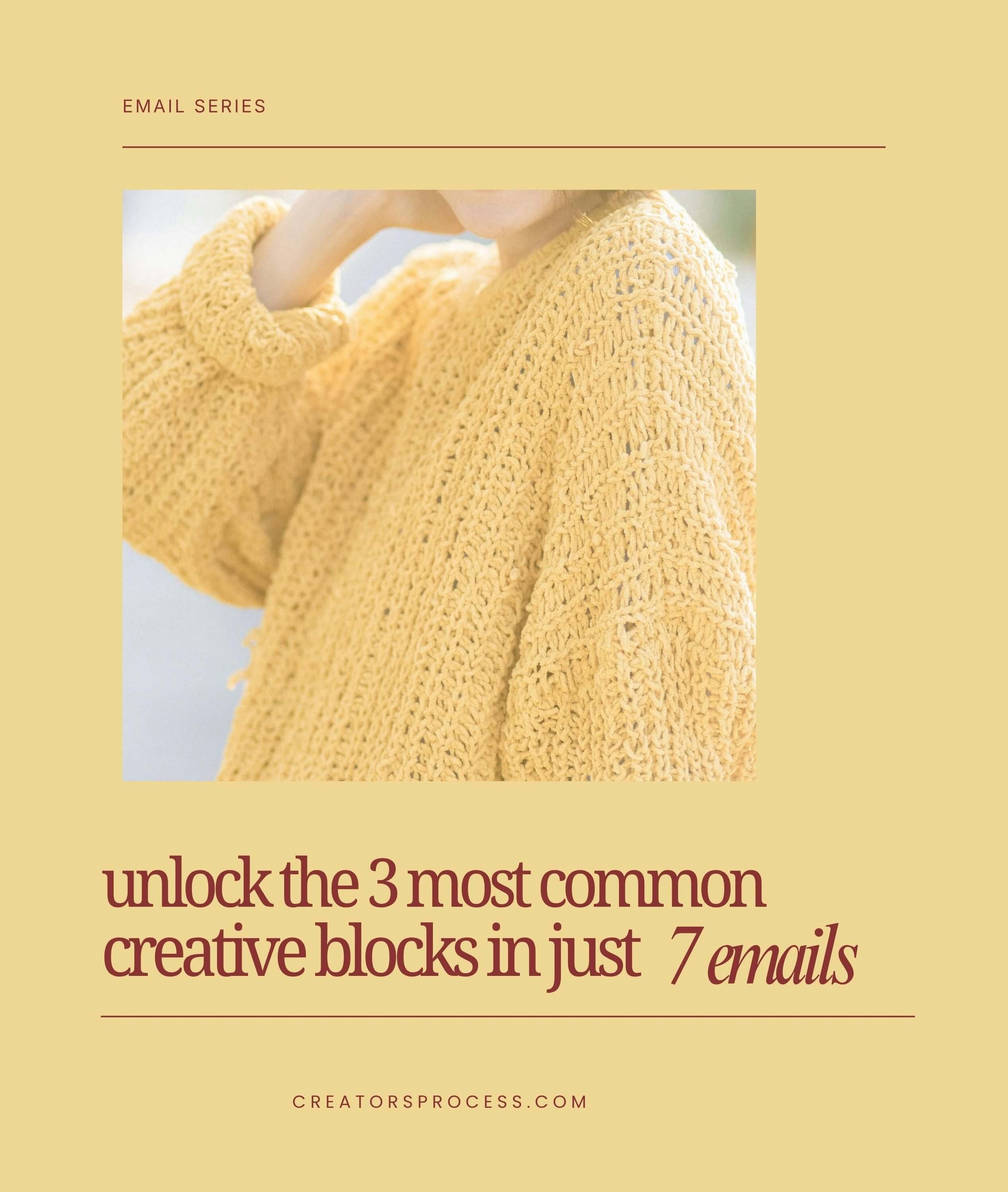 woman in yellow jumper representing coaching client