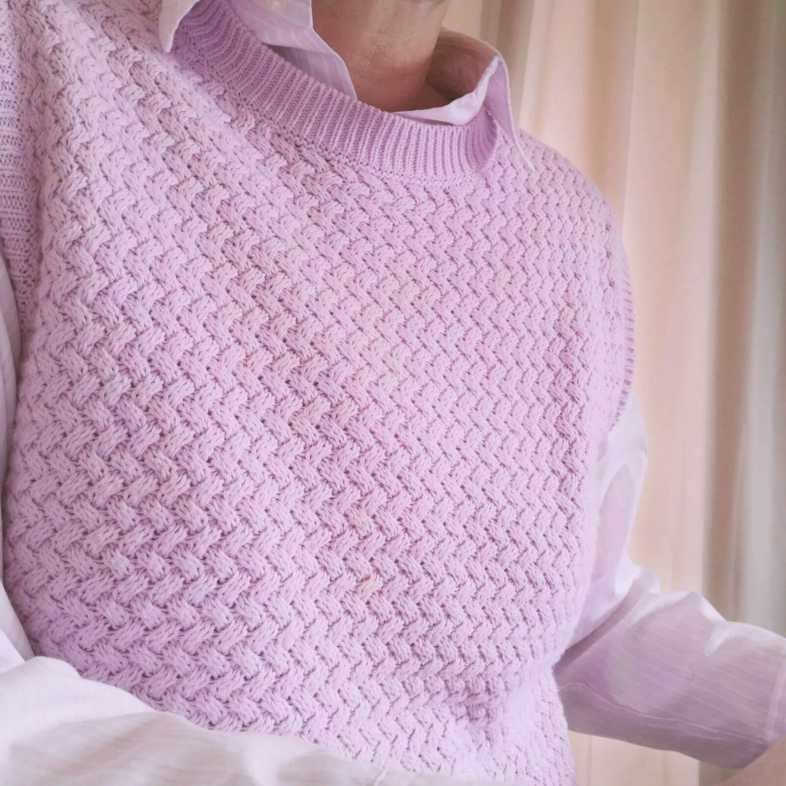 pink vest over pinks shirt on Creative Process coach Katja