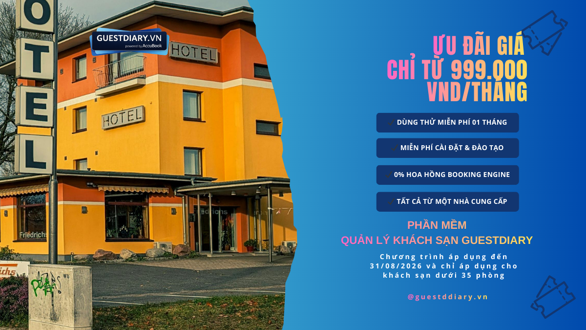 ƯU ĐÃI GIỮA NĂM TỪ GUESTDIARY