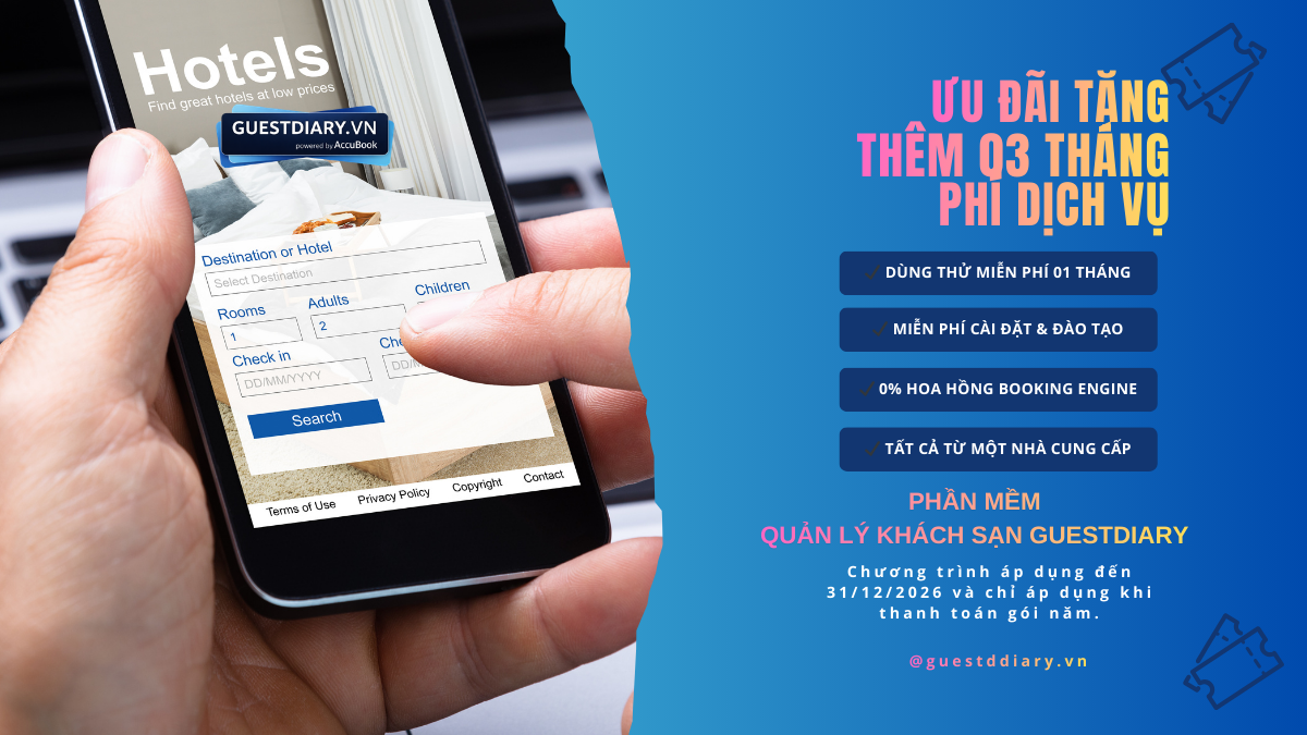 Ưu đãi cuối năm từ Guestdiary