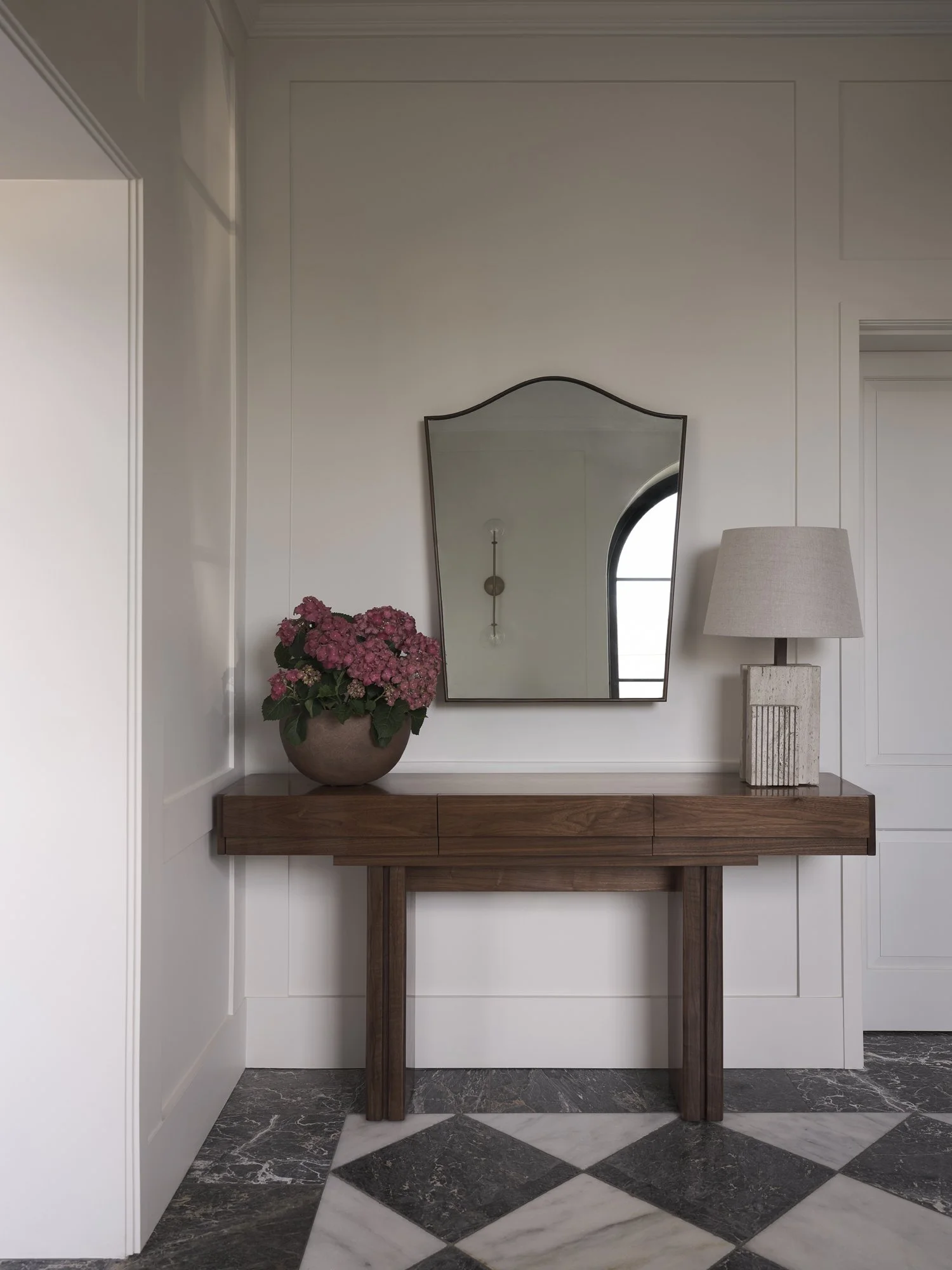  Gertrude Console  and  Bespoke Mirror 