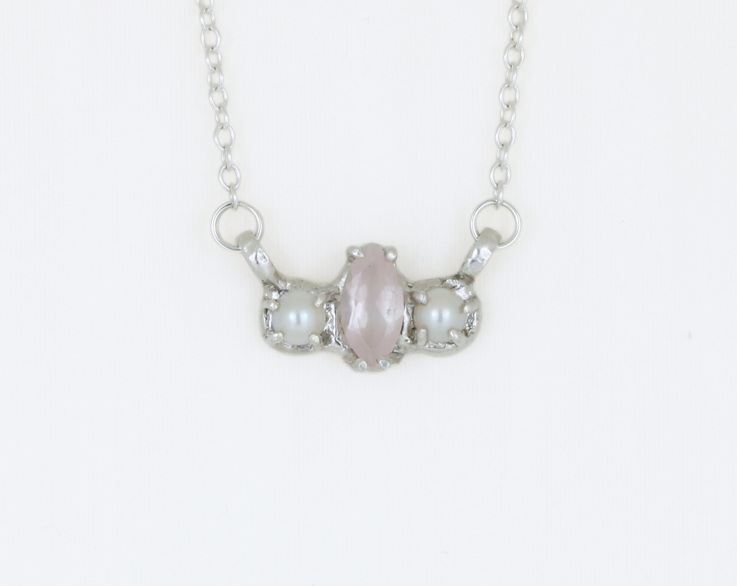 'Celestial Charmer' Rose Quartz Pendant