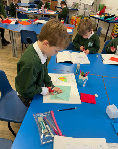 Making Roman pouches in DT.PNG