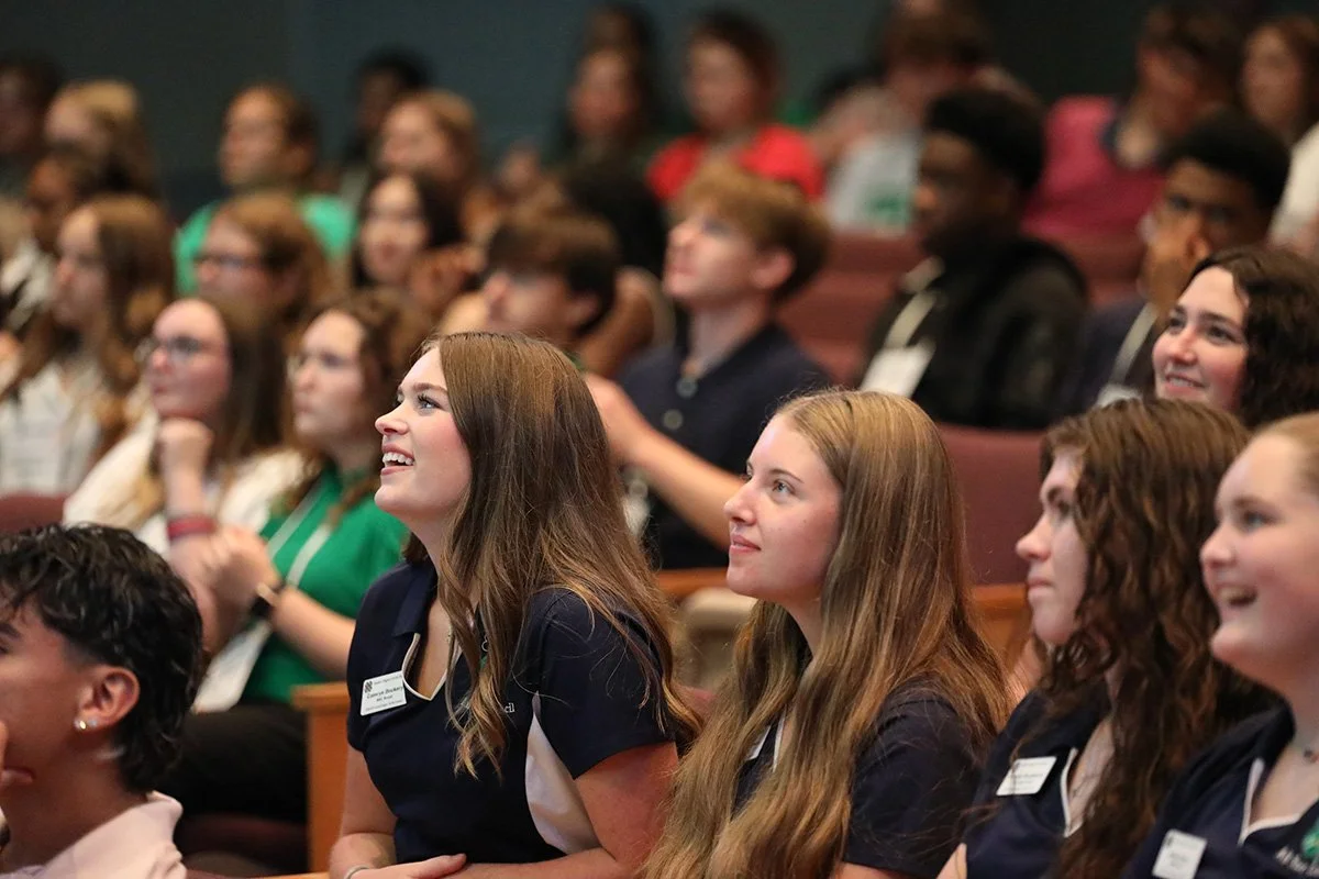 4-H conference close up of students