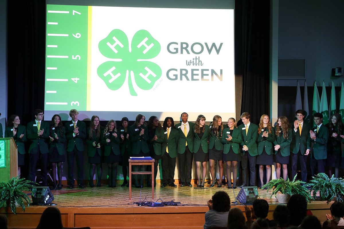 4-H Conference - Stage overview Grow with Green