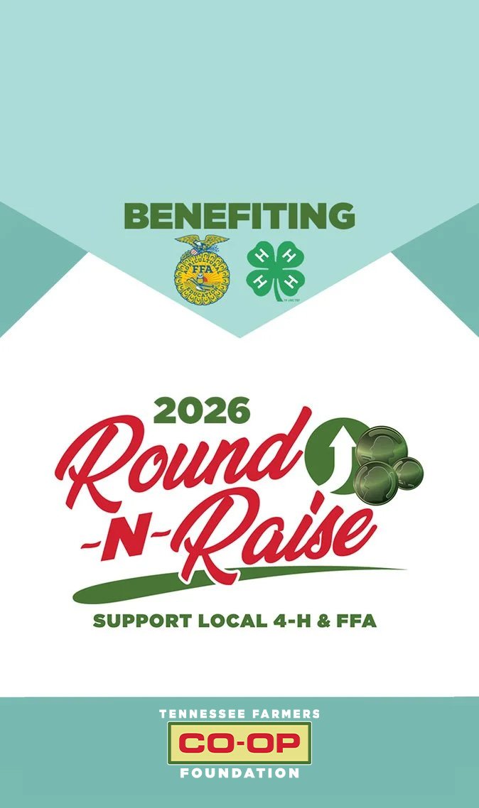 Benefitting Tennessee 4-H and FFA - 2026 Round-N-Raise - Tennessee Farmers Co-op Foundation