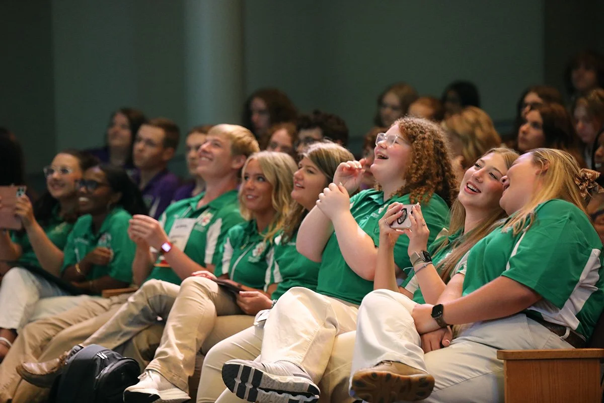 4-H Conference - crowd of students