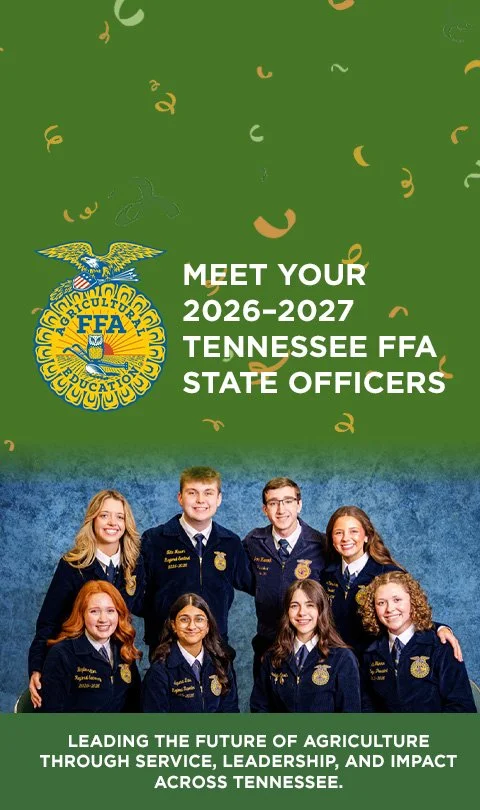 Meet your 2026-2027 Tennessee FFA State Officers!