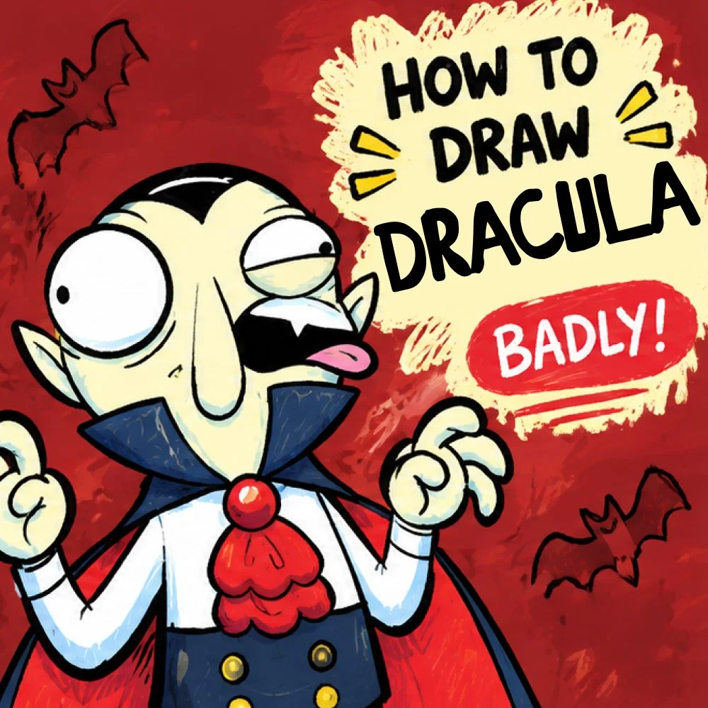 How to draw Dracula (Badly!)