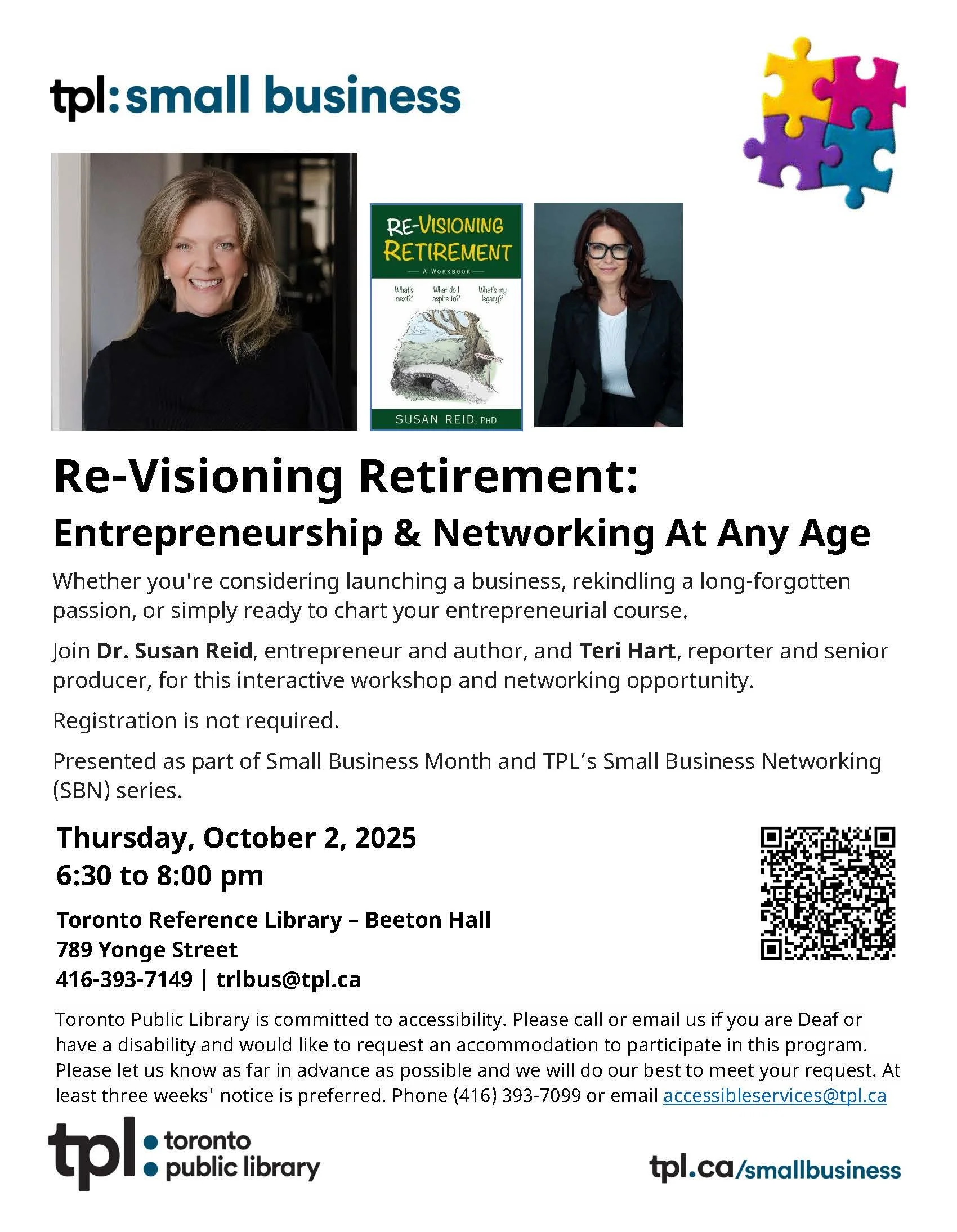 Toronto Public Library Small Business Networking Event