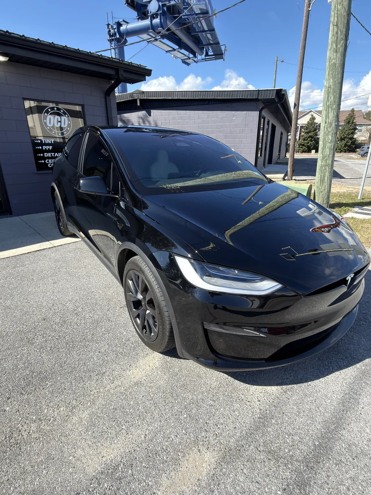 Black Tesla Model 3 at OCD