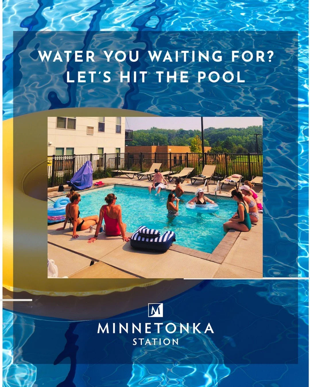 We love seeing our residents enjoying these summer days. This is living at Minnetonka Station! #coastalridge #poolday #summertime #youshouldlivehere