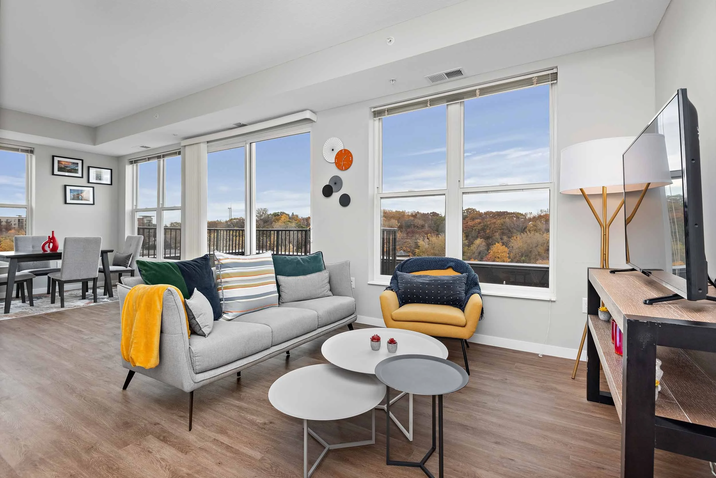 Minnetonka Station | Apartments for Rent in Minnetonka, MN | Living Room and Kitchen