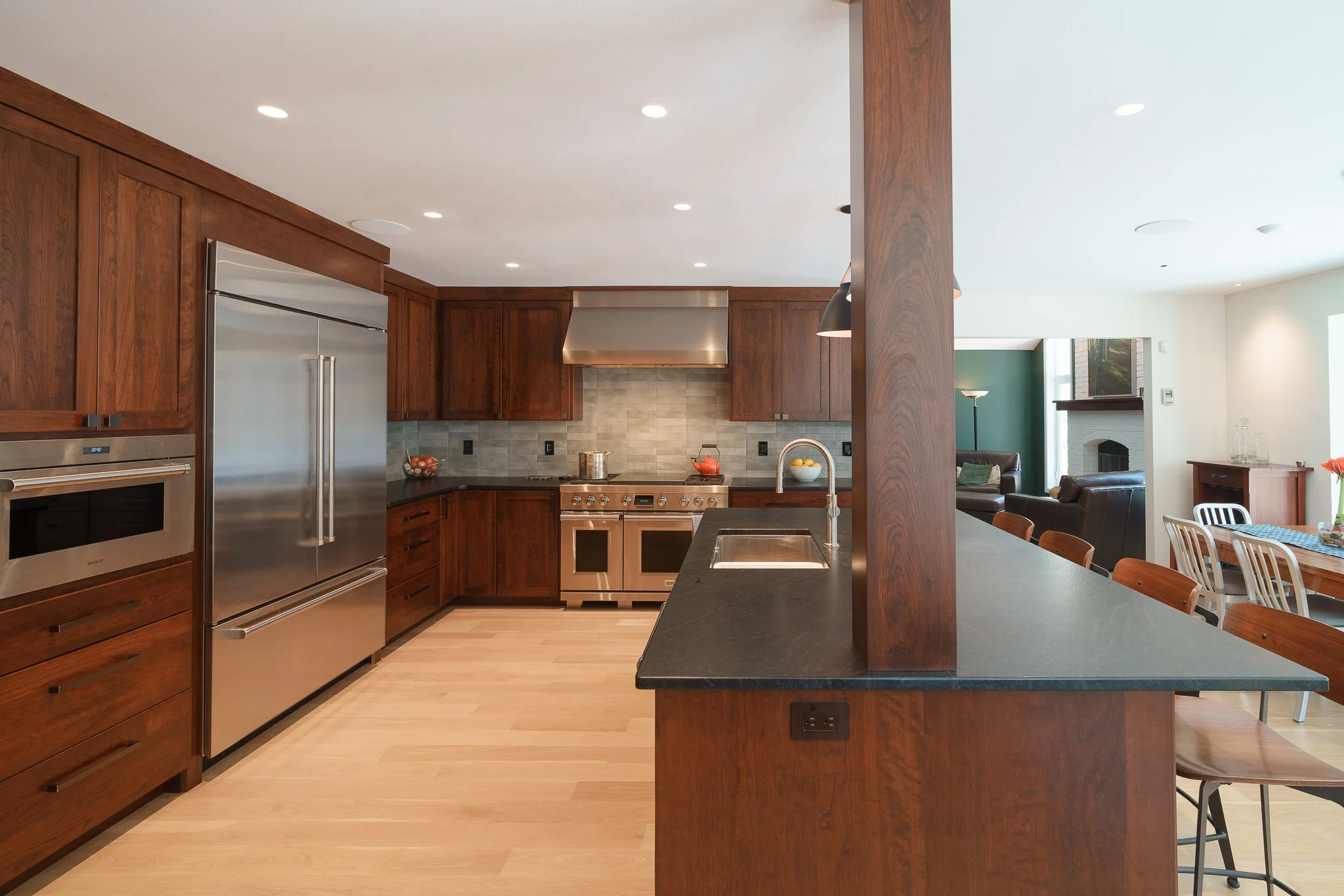 Warm Contemporary Kitchen Remodel in Oregon, WI by Legacy Custom Remodeling project photo 2