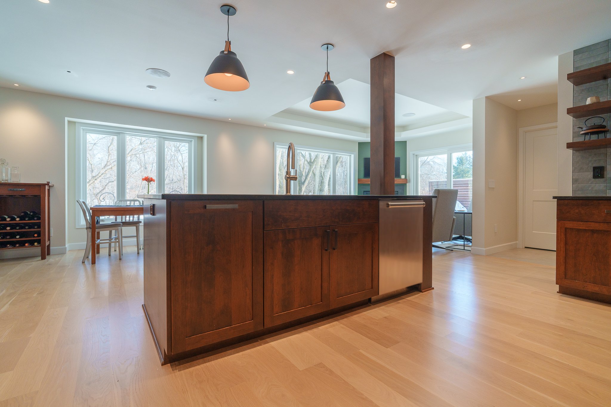 Warm Contemporary Kitchen Remodel in Oregon, WI by Legacy Custom Remodeling project photo 5