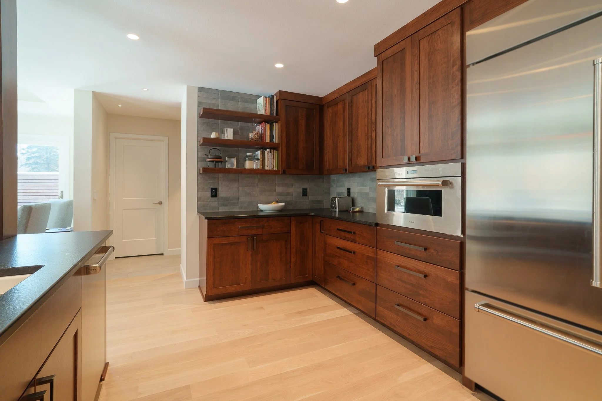 Warm Contemporary Kitchen Remodel in Oregon, WI by Legacy Custom Remodeling project photo 7
